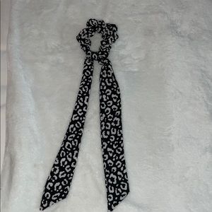 Leopard hair ribbon